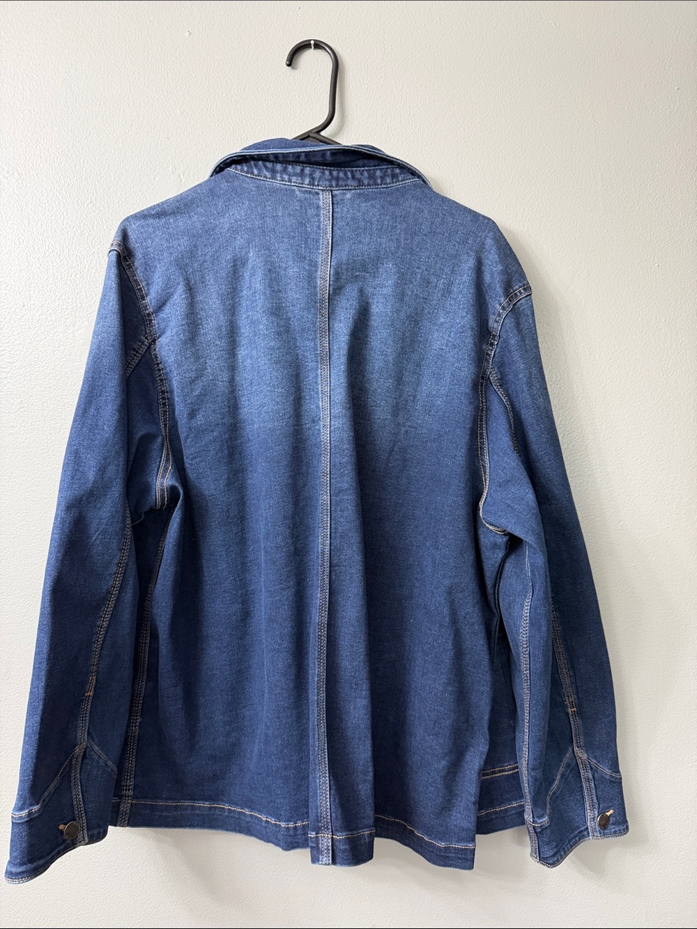 Well Worn women’s Light Blue Jean jacket xl - Picture 6 of 8